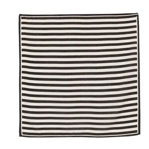 24. ERIC BOMPARD Striped Cashmere Silk Square Scarf 26"  NWOT $160